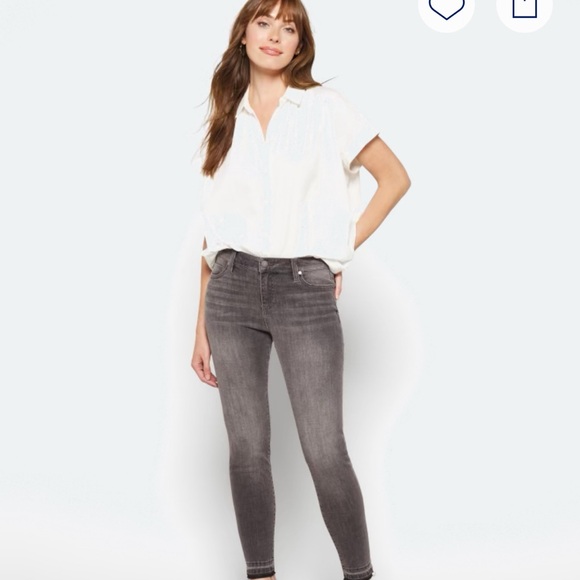 Liverpool Denim - Liverpool Charcoal Skinny Jeans